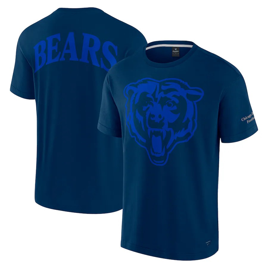 Men chicago bears blue 20241213 NFL T shirt